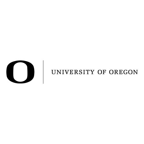University Of Oregon Logo Black