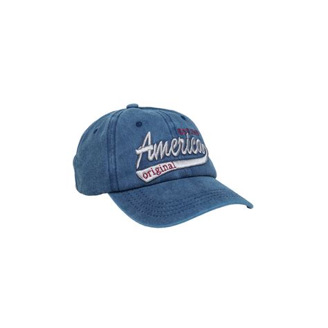 Buy CHOKORE Men Blue American Embroidered Baseball Cap Online