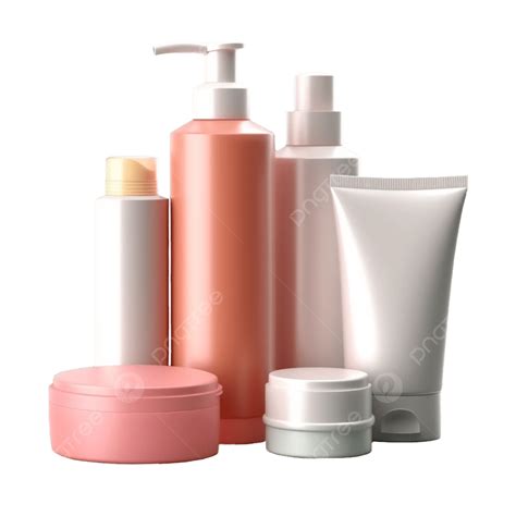 護膚品3d套裝, 護膚品, 3d, 三維PNG去背圖片素材免費下載，免摳圖設計圖案下載 - Pngtree