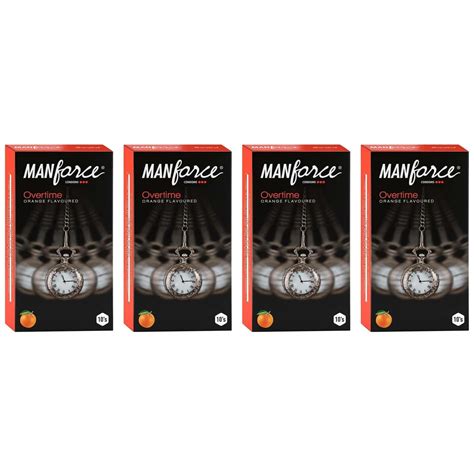 Buy MANFORCE CONDOMS ASSORTED FLAVOUR 10 PCS X PACK OF 4 Online & Get ...