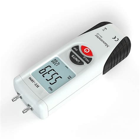 Digital Manometer Professional Air Pressure Gauge Range ±2 psi (HT-189 ...
