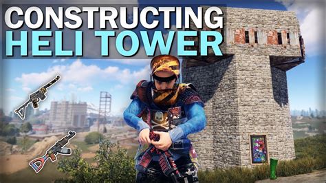 Image result for How to Build a Heli Tower Rust