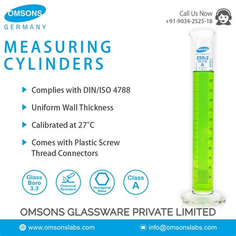 High-Quality Measuring Cylinder | Glassware, 50th glass, Cylinder