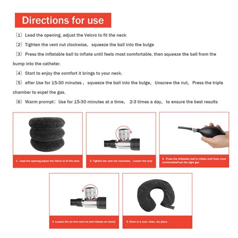 Buy Traction Decompression Device Neck Shoulder Pain Relief Pump ...