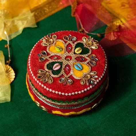 Buy Decorative Mithai Box Online in India - Mypoojabox.in