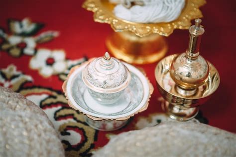 High angle view of containers | Premium Photo