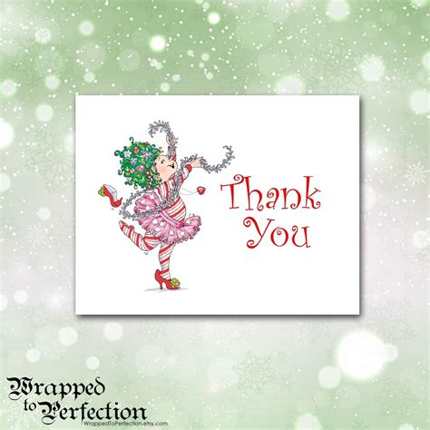 Buy Fancy Nancy Christmas Thank You Cards, Glitter Set of 10 Online in ...