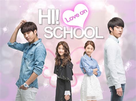 High School Love On Poster