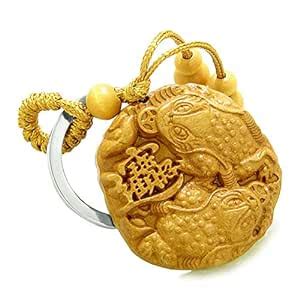 BestAmulets Amulet Double Lucky Todd and Fortune Coins Good Luck Powers ...
