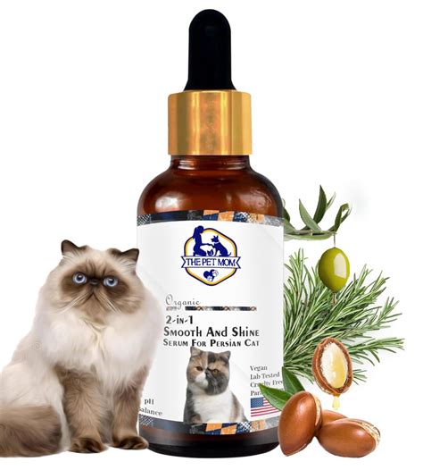 The Pet Mom Organic 2 In 1 Smooth & Shine Cat Serum For Persian Cat ...