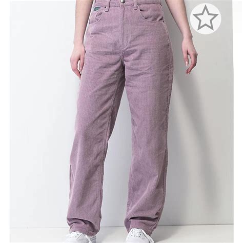 Women’s purple corduroy empyre pants READY TO SHIP... - Depop