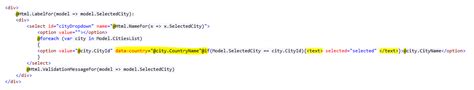 Image result for Html.DropDownListFor Use Tuple Model