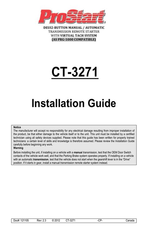 Image result for ProStart Remote Programming