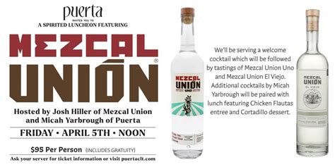 Spirited Luncheon Ft. Mezcal Union, 1961 E 7th St Charlotte, NC 28204 ...