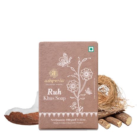 Buy Ashpveda Ayurvedic Khus & Aloevera Bath Soap Herbal Cleanser ...