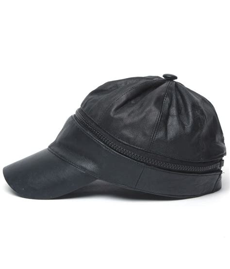 RL Leather Zipper Cap – Walletsnbags