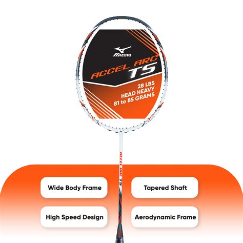 Mizuno Accel Arc TS - buy badminton rackets online – Badminton People