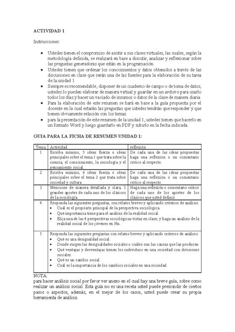 Resumen de Actividad 1 - SOC SEC 1804 PA3 AÑO 2025 - Studocu