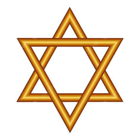 Star Of David Clipart Transparent Background, Gold David Star Icon ...
