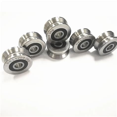 Track Roller Bearings & Cam Followers - V Grooved Track Roller Bearing ...