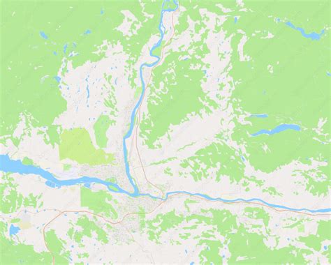 Kamloops Vector Map - Modern Atlas (AI,PDF) | Boundless Maps
