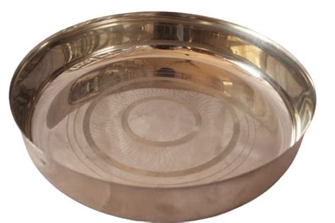 Buy IHH Food Grade Stainless Steel Triply Tasla Chikku Mikku Tasla ...