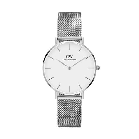 Petite Sterling - Small women's silver watch - 32mm | DW
