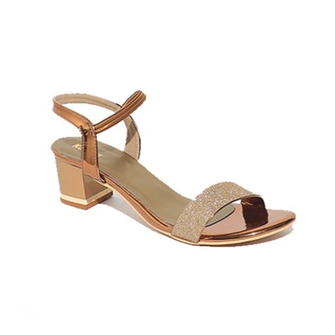 Antique Shimmer Block Sandals – Koblerr