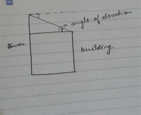 From the top of a building, Hasini is observing the top of a tower with ...