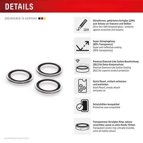 iPhone 17 Pro/17 Pro Max Premium Kamera Schutzringe | DISPLEX®