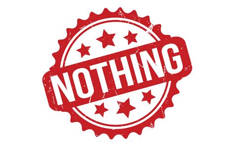 Nothing Rubber Stamp Seal Vector 23104196 Vector Art at Vecteezy