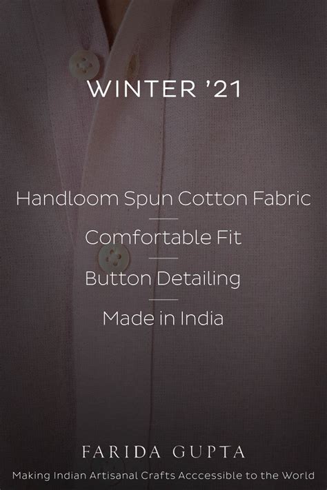 Buy Pink Handcrafted Handloom Kurta for Men | FGMNK21-01 | Farida Gupta ...