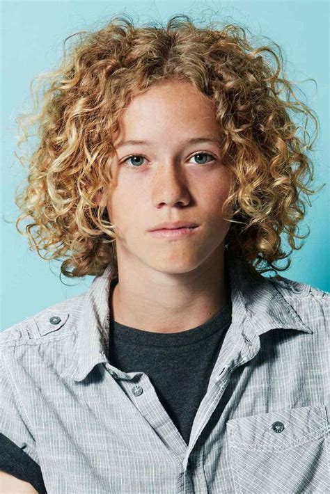 Curly Hairstyles for Teenage Guys