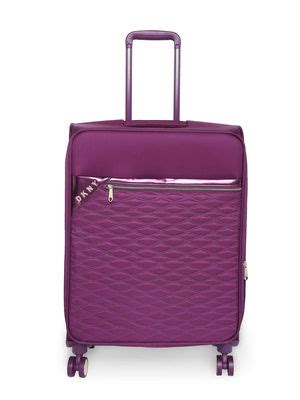 Buy DKNY EMBRACE Plum Color Polyester Material Hard 24" Medium Size ...