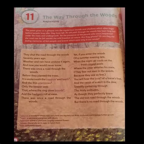 1. Do you think there is an element of mystery in the poem? How can you ...