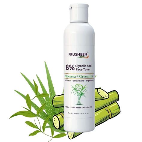 Glycolic Acid Skin Toner 8% for Glowing Skin | Multi-functional ...