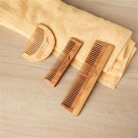 Natural Neem Wooden Combs Set | Upcycled Comb – REFASH