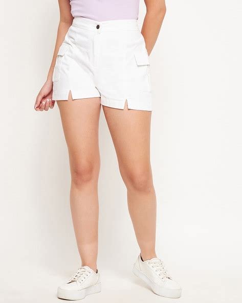 Buy WINERED High-Rise Cargo Shorts | AJIO