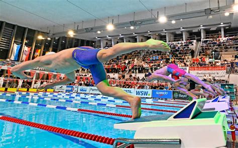 Aaron Schmidt schwimmt bei DKM in Wuppertal knapp an der Medaille vorbei