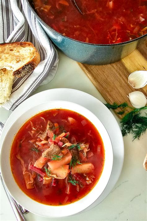 Borscht Recipe - Easy 40-minute Russian Beet Soup - Prepare + Nourish