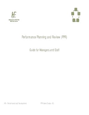 Fillable Online Performance Planning and Review (PPR) Fax Email Print ...