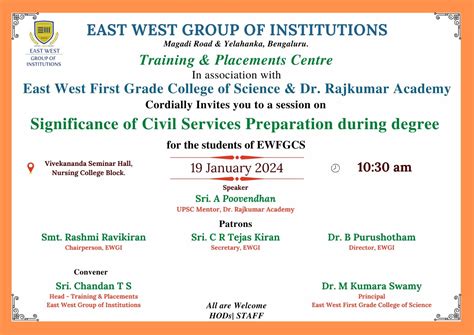 Awareness programme on significance of civil service exam preparation ...