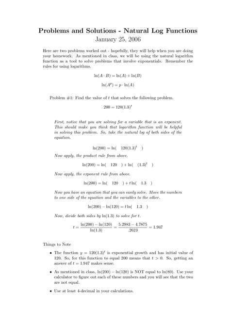 Basic Log Problems 的图像结果