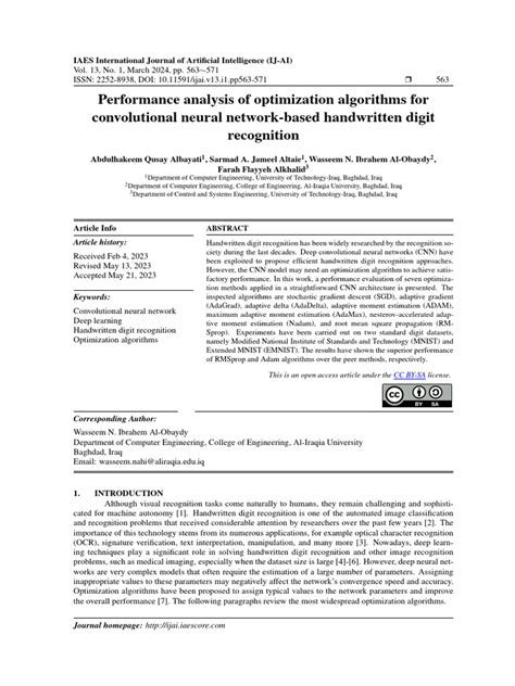 Image result for Optimization of Algorithm Convolutional Neural Network