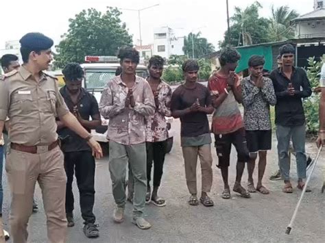 8 accused arrested for failed theft attempt | ચોરીનો નિષ્ફળ પ્રયાસ ...