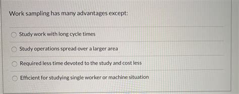 Image result for Work Sampling Advantages