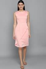 Buy Women Pink Solid Casual Dress Online - 760343 | Allen Solly