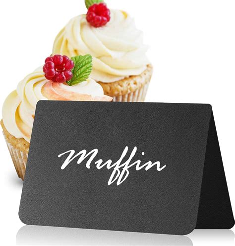 Buy 15 Pack Mini Chalkboard Signs for Food Display - Reusable Small ...