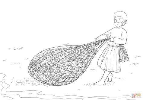 Simon Peter Coloring Page From The Bible