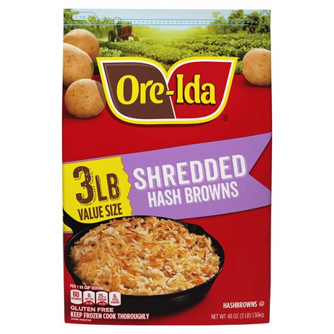 Shredded Hash Brown Potatoes | ORE-IDA | Products - Heinz®